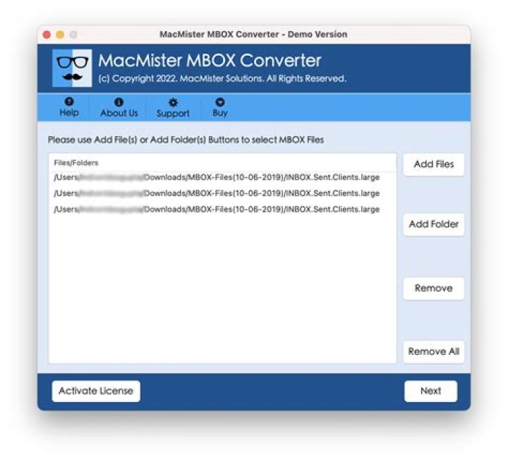 How do I import mbox files?