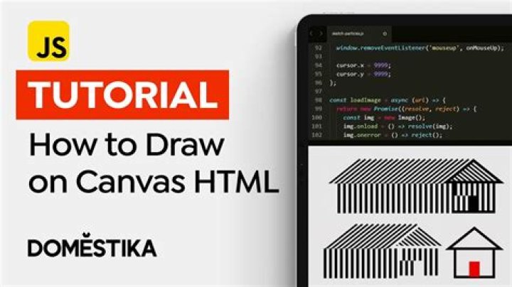 How do I make a drawing canvas in HTML