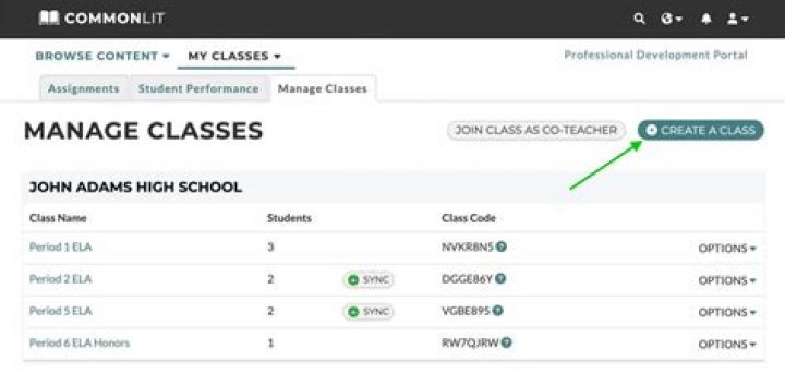 How do I make a teacher account on CommonLit?