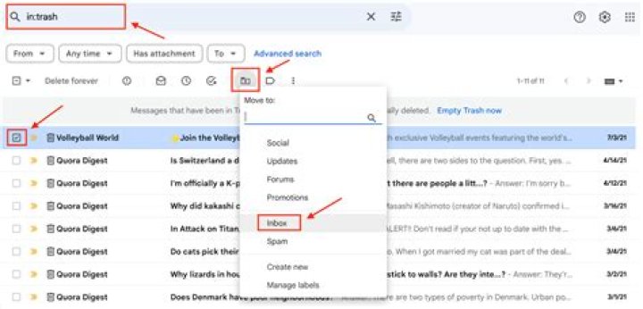 How do I retrieve a lost folder in Outlook 2010?