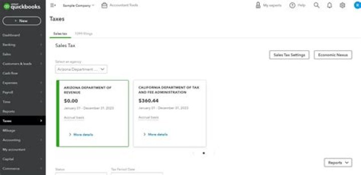 How do I set up sales tax in Peachtree