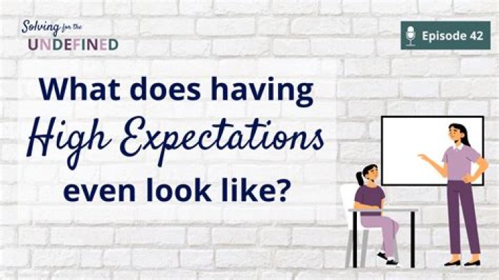 How do I stop having high expectations