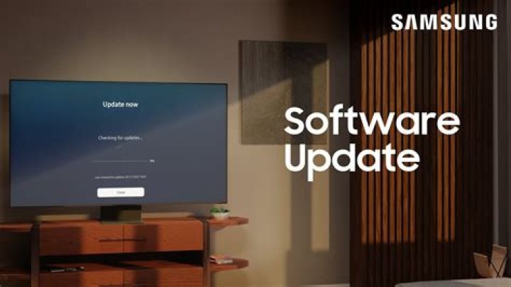 How do I update Samsung TV software?