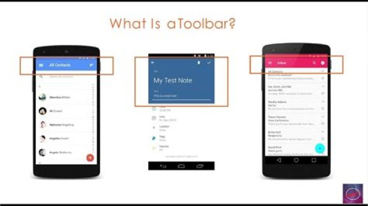 How do I use Android toolbar