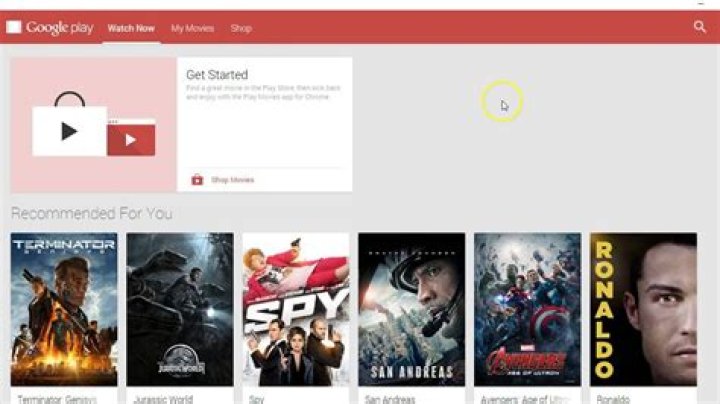 How do I watch a Google Play movie in HD?