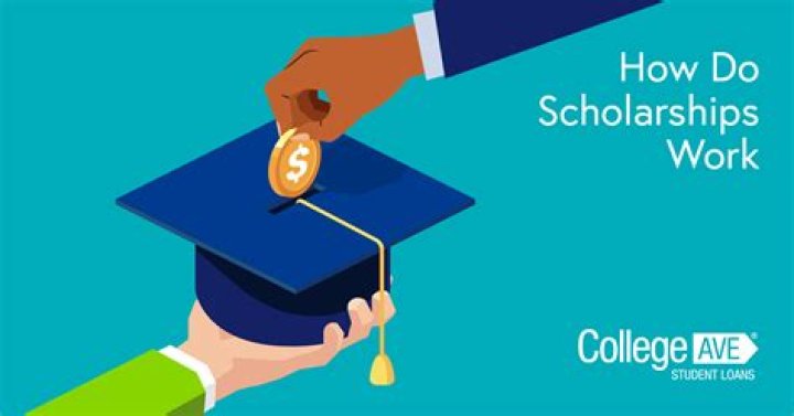 How do scholarships work with financial aid?