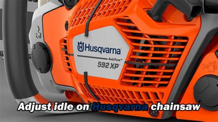 How do you adjust a carburetor on a Husqvarna 235?