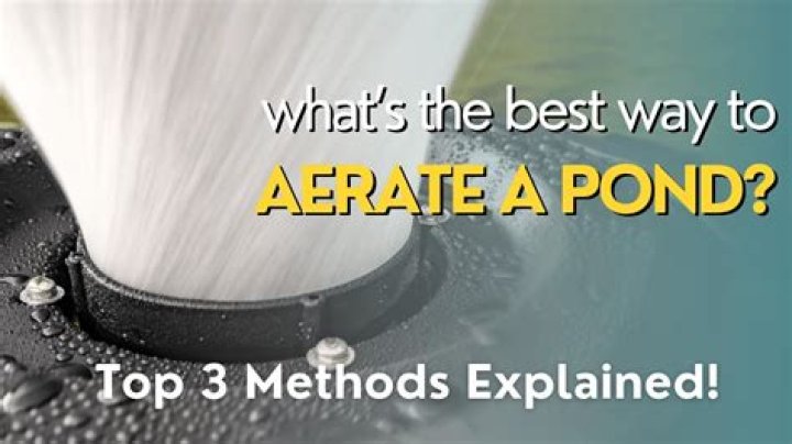 How do you aerate a koi pond