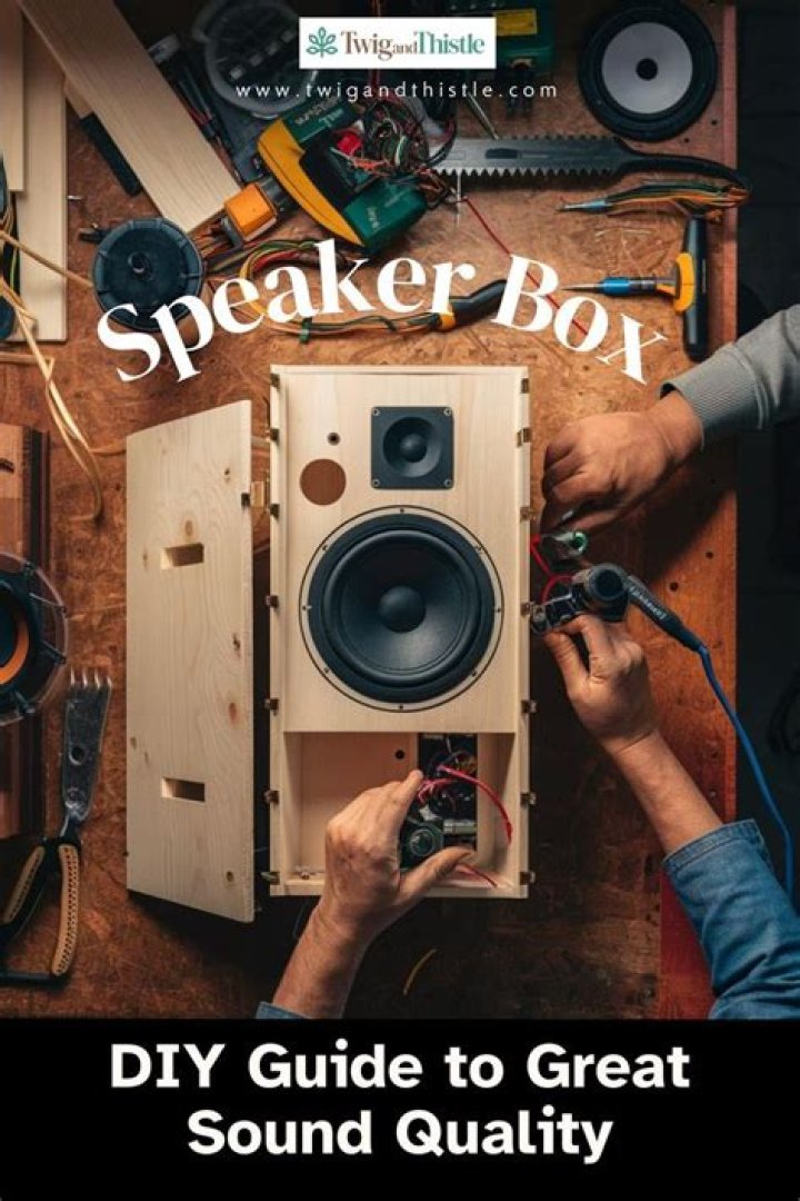 How do you build a speaker box?