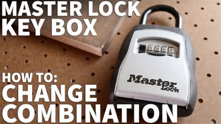 How do you change the combination on a cable lock?