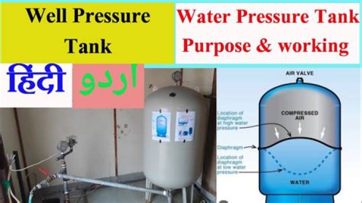 How do you check air pressure in a well pressure tank