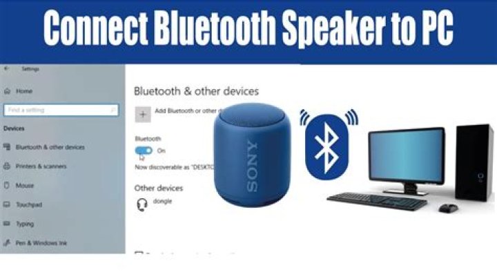 How do you connect a Bluetooth speaker?