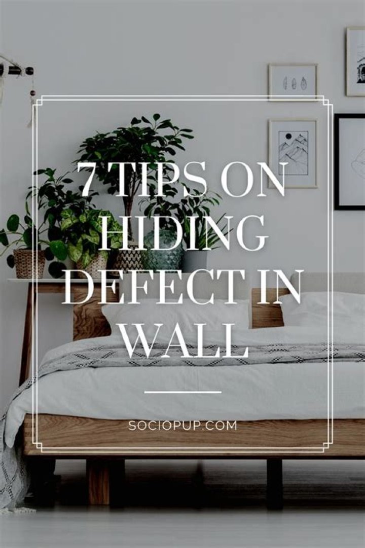 How do you cover imperfections on walls with paint?