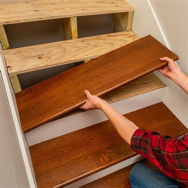 How do you cut back stair treads?