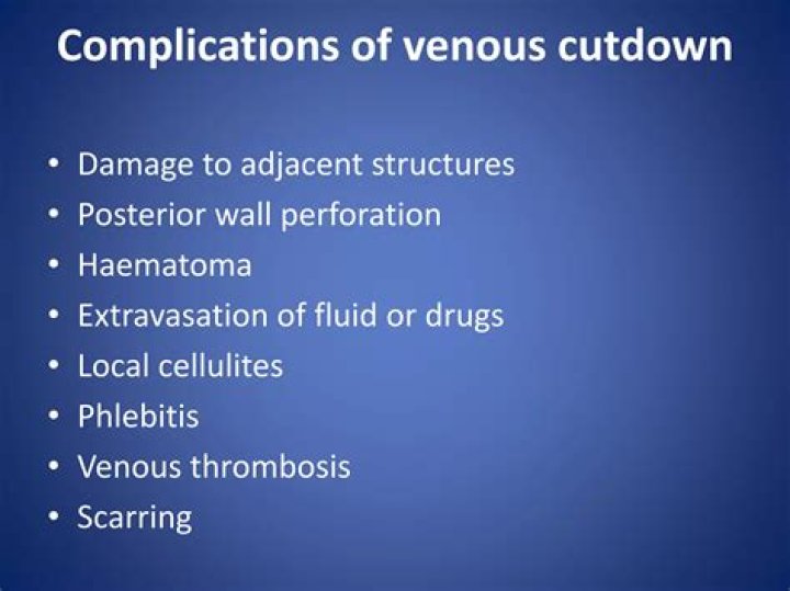 How do you do a venous cutdown