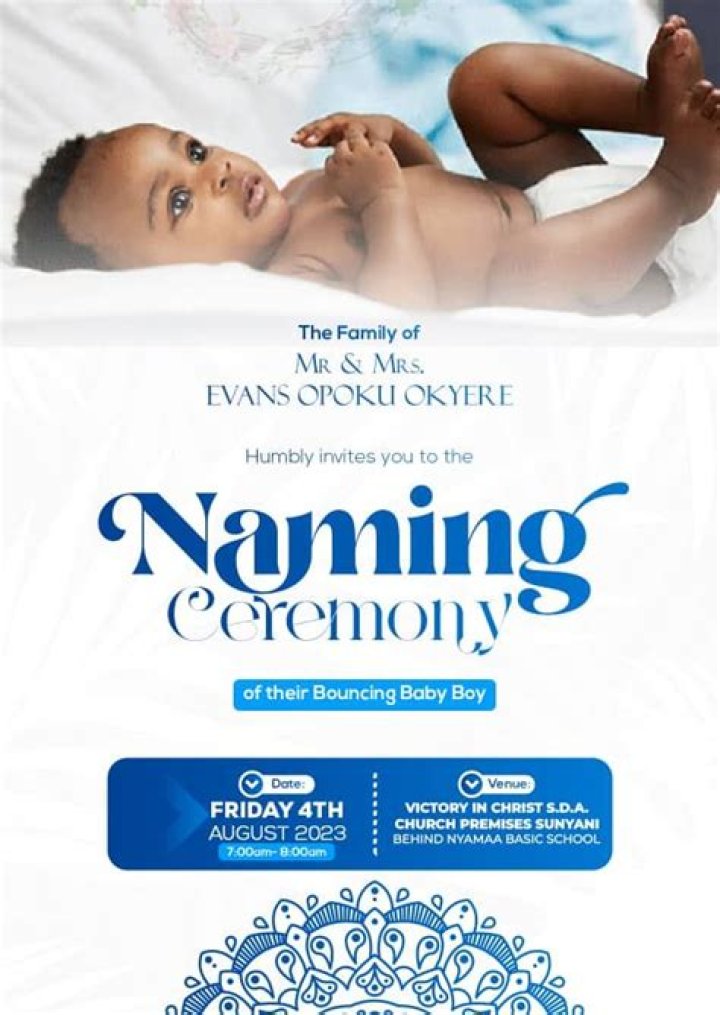 How do you do the cradle ceremony?
