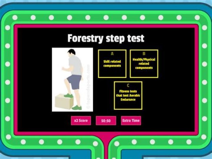 How do you do the forestry step test?