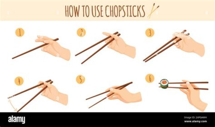 How do you eat with sticks?