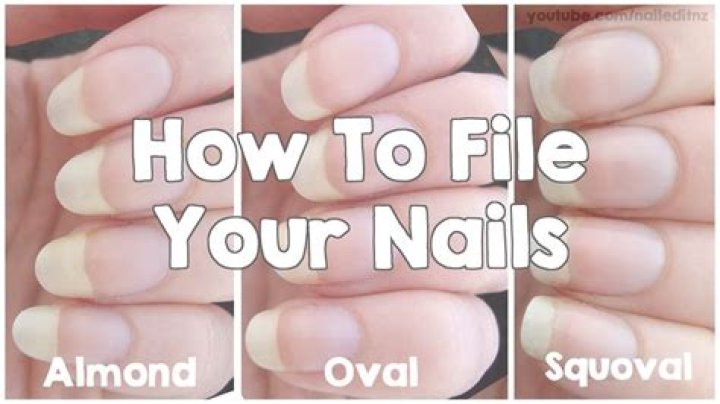 How do you file natural nails?