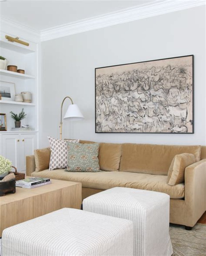 How do you fill a large wall behind a couch?