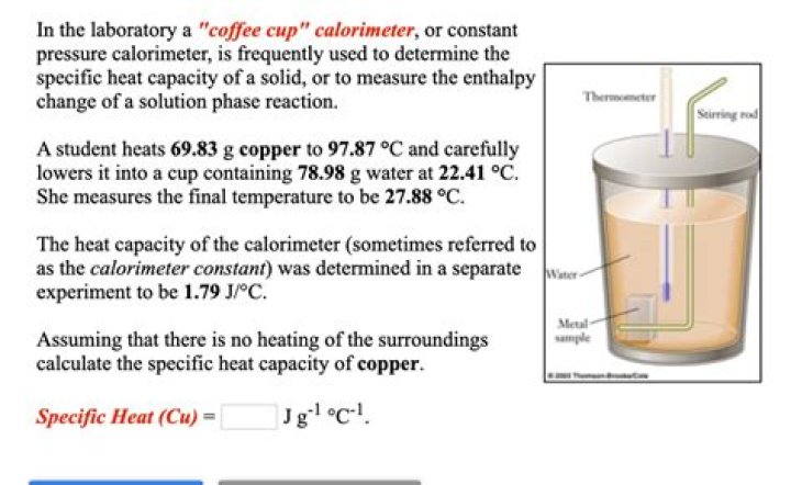 How do you find the heat capacity of a Styrofoam cup calorimeter?