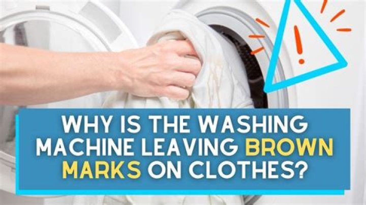 How do you get brown gunk out of washing machine