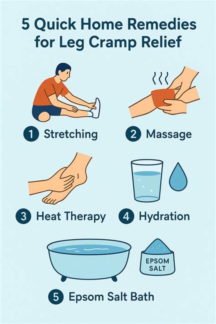 How do you get rid of cramps at night?