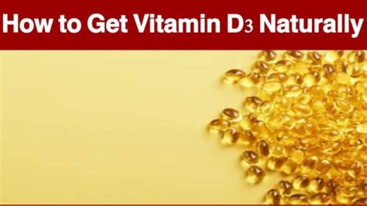 How do you get vitamin d3 naturally