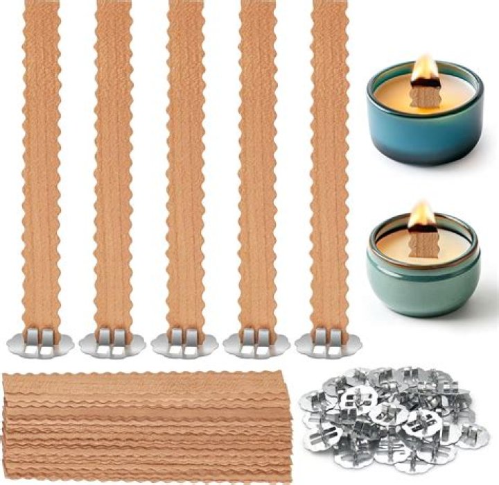 How do you glue a candle wick