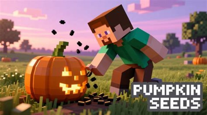 How do you harvest pumpkin seeds in Minecraft?