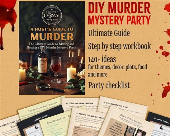 How do you host a murder mystery game night