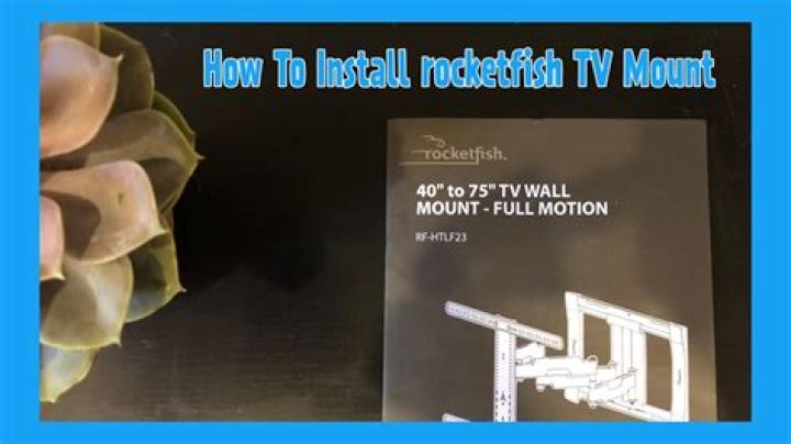 How do you install a rocketfish TV