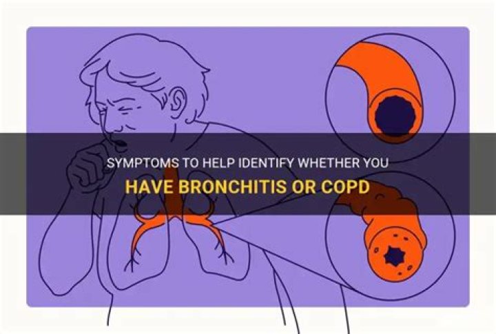 How do you know if you have bronchitis or COPD