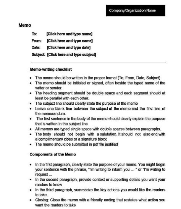 How do you list attachments in a memo