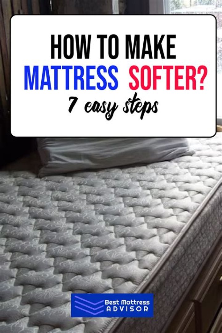 How do you make a firm mattress softer