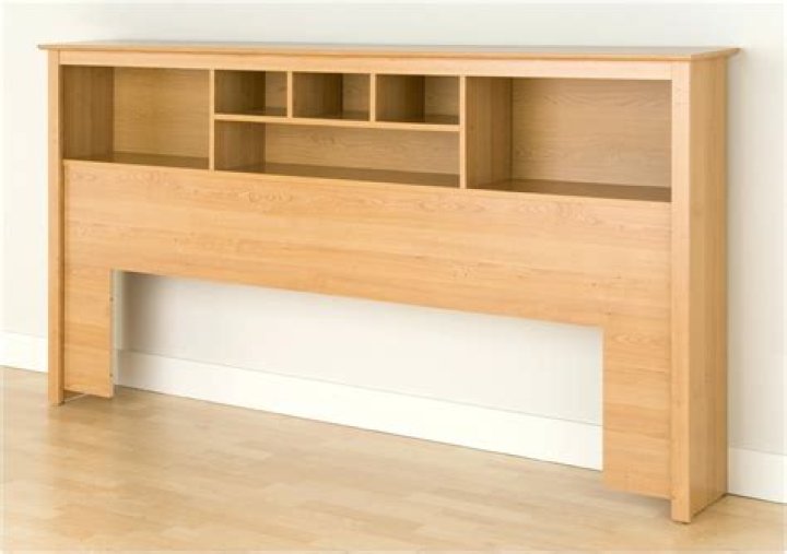 How do you make a headboard with a shelf on a bed