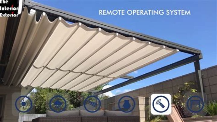 How do you make a retractable pergola