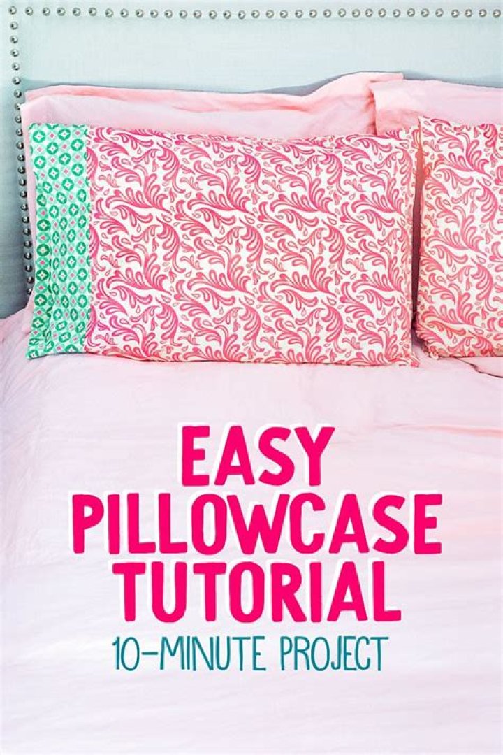 How do you make a simple pillowcase?