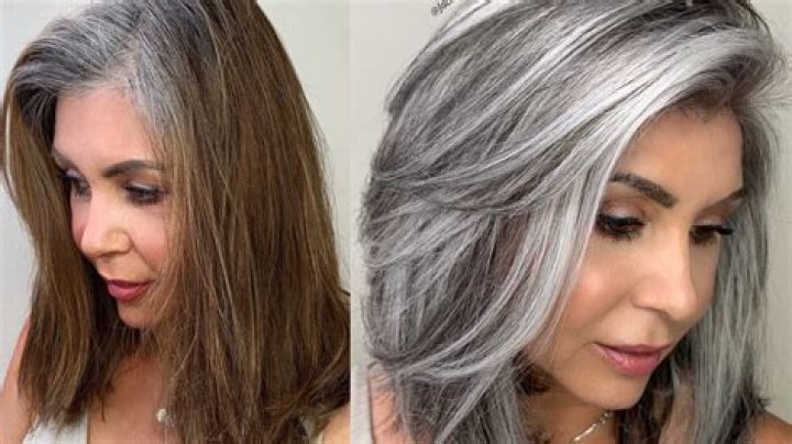 How do you make GREY hair for a costume