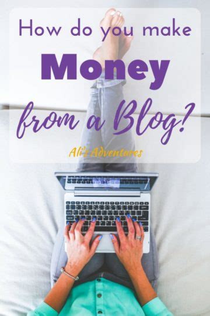 How do you make money from a blog?
