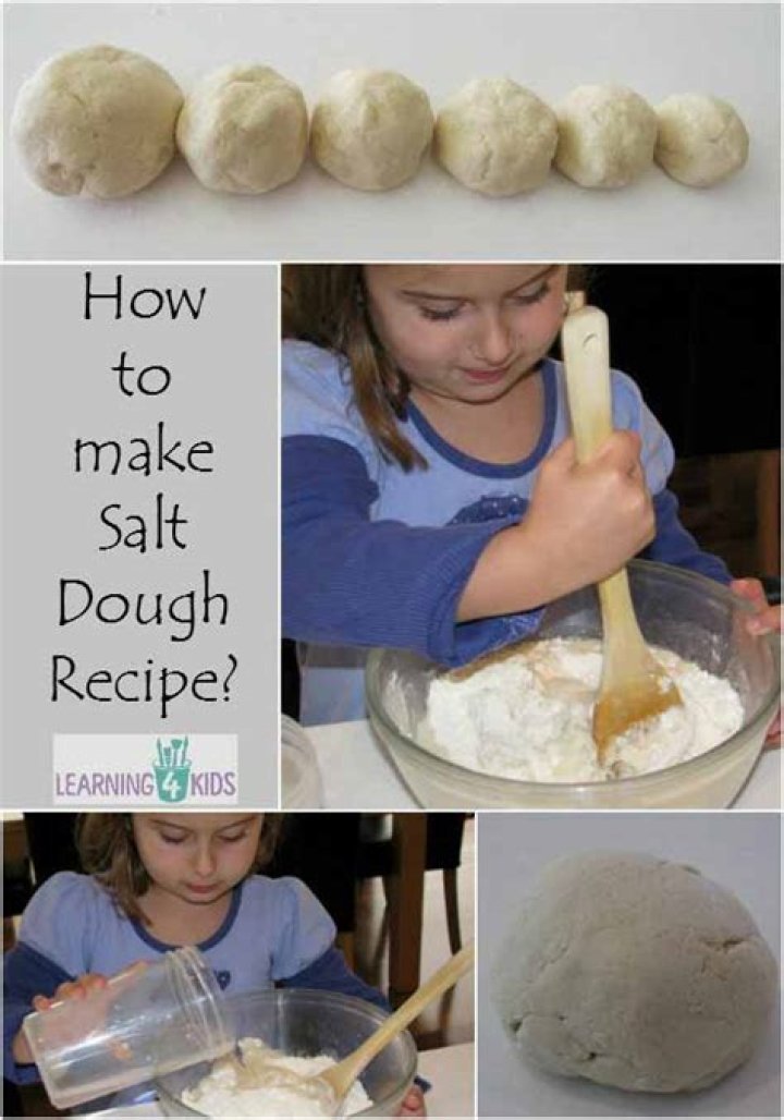How do you make salt dough smooth