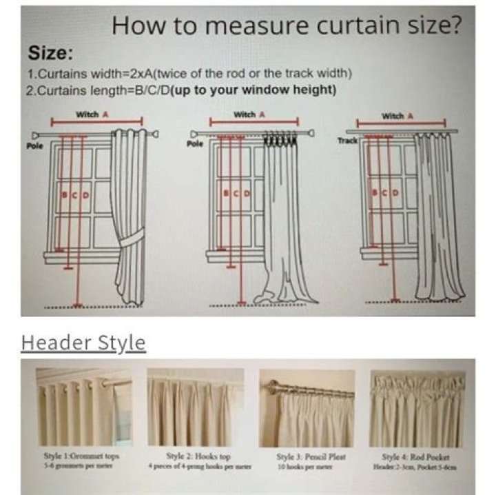 How do you measure curtains for a traverse rod