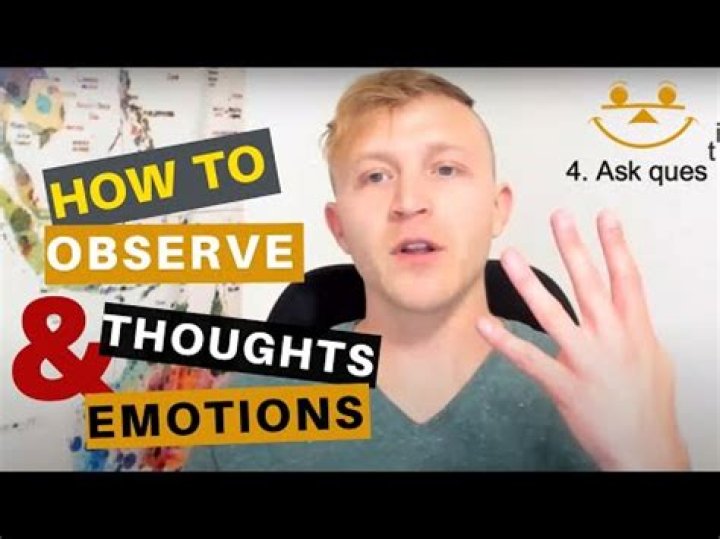 How do you observe thoughts?