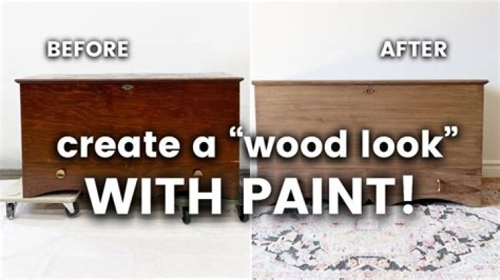 How do you paint a table to look antique?