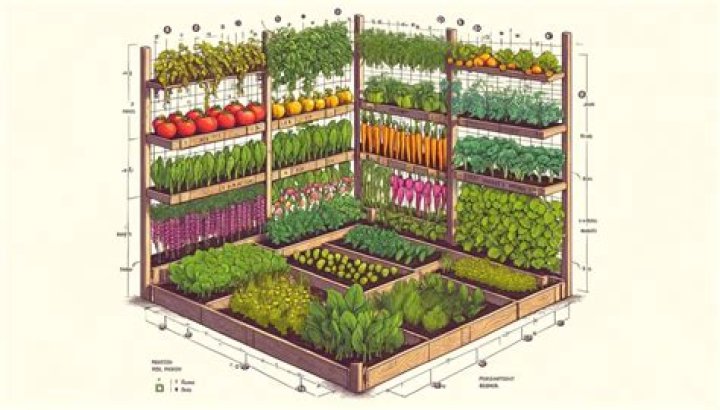 How do you plan a raised vegetable garden