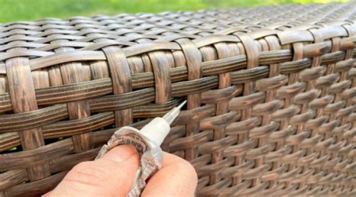 How do you refinish a rattan chair