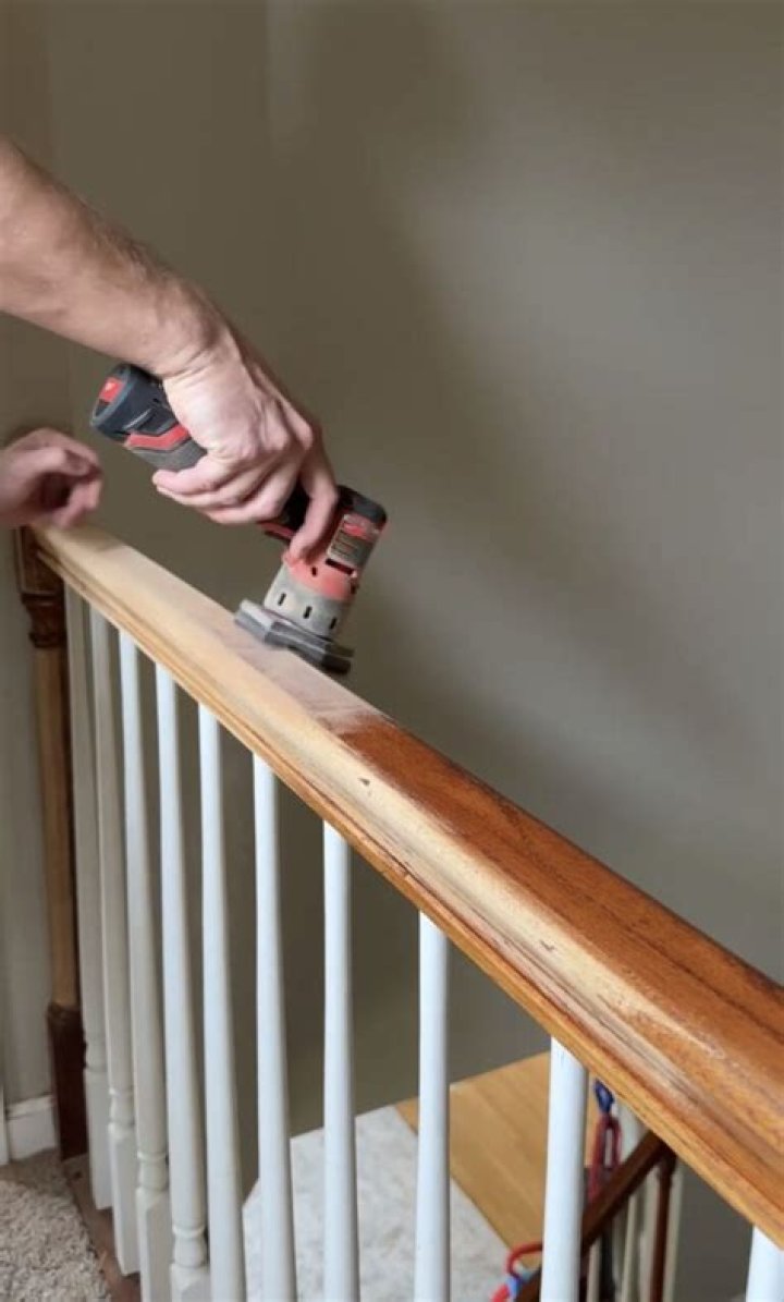 How do you refinish wood trim