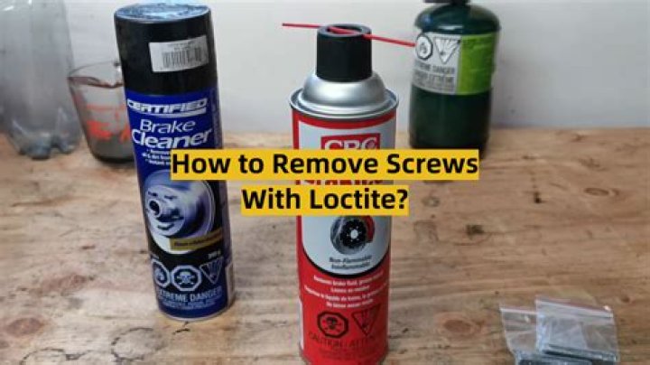 How do you remove Loctite bolts?
