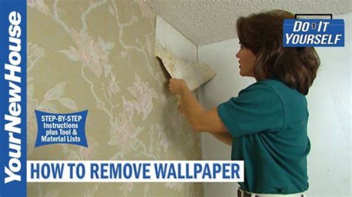 How do you remove wallpaper from plasterboard