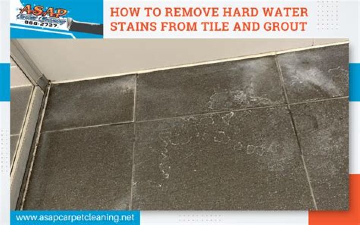 How do you remove water stains from Slate